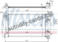 Chladič motoru NISSENS 646321