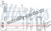 Výměník tepla NISSENS 73977