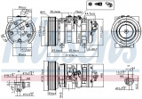 Kompresor klimatizace NISSENS 89609