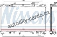 Chladič motoru NISSENS 646351