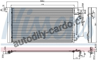 Chladič klimatizace NISSENS 94604