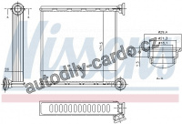 Výměník tepla NISSENS 73980