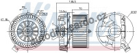 Vnitřní ventilátor NISSENS 87214