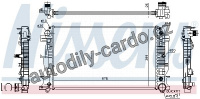 Chladič motoru NISSENS 67157A