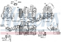 Kompresor klimatizace NISSENS 89585