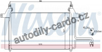 Chladič klimatizace NISSENS 94610