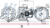 Vnitřní ventilátor NISSENS 87234