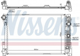 Chladič motoru NISSENS 67164