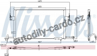 Chladič klimatizace NISSENS 94200