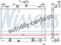 Chladič motoru NISSENS 68538