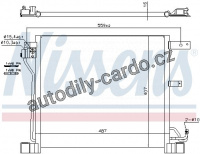 Chladič klimatizace NISSENS 940338