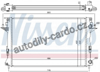 Chladič motoru NISSENS 63771