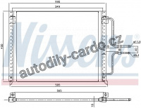 Chladič klimatizace NISSENS 94201