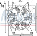 Ventilátor chladiče NISSENS 85620