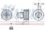 Vnitřní ventilátor NISSENS 87242