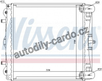 Chladič motoru NISSENS 63776
