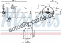 Vysoušeč klimatizace NISSENS 95234