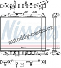 Chladič motoru NISSENS 630708