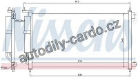 Chladič klimatizace NISSENS 94621