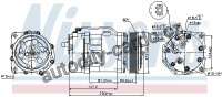 Kompresor klimatizace NISSENS 89044