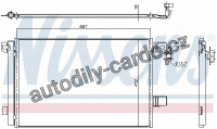 Chladič klimatizace NISSENS 940345