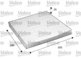 Kabinový filtr VALEO 698885 - AUDI, SEAT, ŠKODA, VW