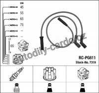 Sada kabelů pro zapalování NGK RC-PG611 - PEUGEOT