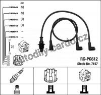 Sada kabelů pro zapalování NGK RC-PG612 - PEUGEOT