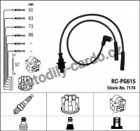 Sada kabelů pro zapalování NGK RC-PG615 - PEUGEOT