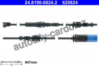 Výstražný kontakt, opotřebení obložení ATE 24.8190-0824 (AT 620824)