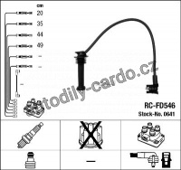 Sada kabelů pro zapalování NGK RC-FD546 - FORD
