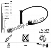 Sada kabelů pro zapalování NGK RC-FD548 - FORD