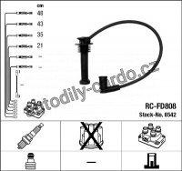 Sada kabelů pro zapalování NGK RC-FD808 - FORD