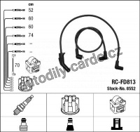 Sada kabelů pro zapalování NGK RC-FD813 - FORD
