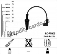 Sada kabelů pro zapalování NGK RC-RN602 - DAIHATSU, RENAULT
