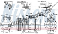 Kompresor klimatizace NISSENS 89752