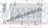 Chladič klimatizace NISSENS 94208