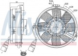 Ventilátor chladiče NISSENS 85639