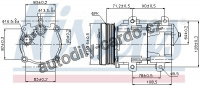 Kompresor klimatizace NISSENS 89046