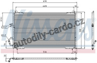 Chladič klimatizace NISSENS 94625