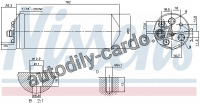 Vysoušeč klimatizace NISSENS 95240