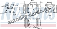 Kompresor klimatizace NISSENS 899914