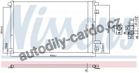 Chladič klimatizace NISSENS 94626