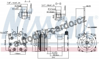 Kompresor klimatizace NISSENS 899917