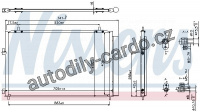 Chladič klimatizace NISSENS 940349