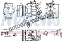 Kompresor klimatizace NISSENS 89049