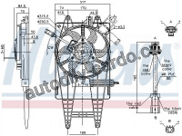 Ventilátor chladiče NISSENS 85162