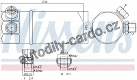 Vysoušeč klimatizace NISSENS 95262