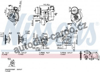 Turbodmychadlo NISSENS 93156