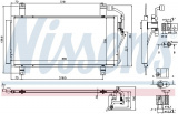 Chladič klimatizace NISSENS 940352